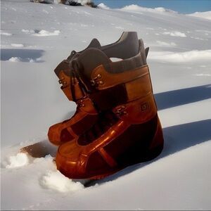 Burton Men's Brown Snowboard Boots Freestyle size 7.5